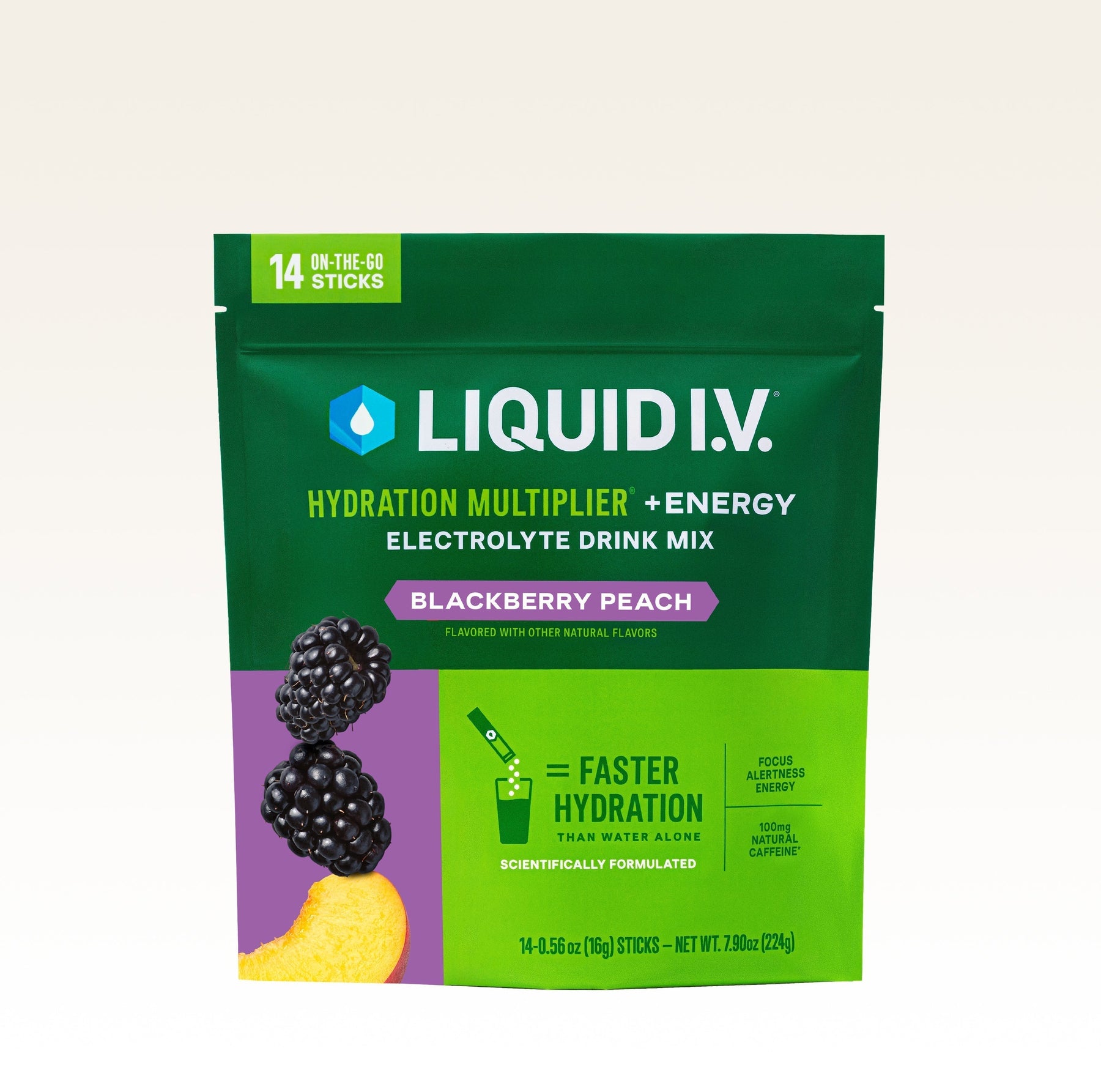 Blackberry Peach Hydration Multiplier® +Energy - Morning Spark