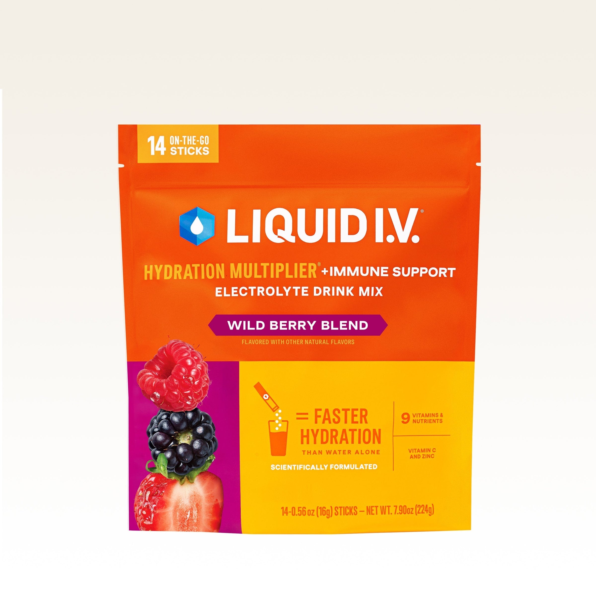 Wild Berry Blend Hydration Multiplier® +Immune Support - Home Support