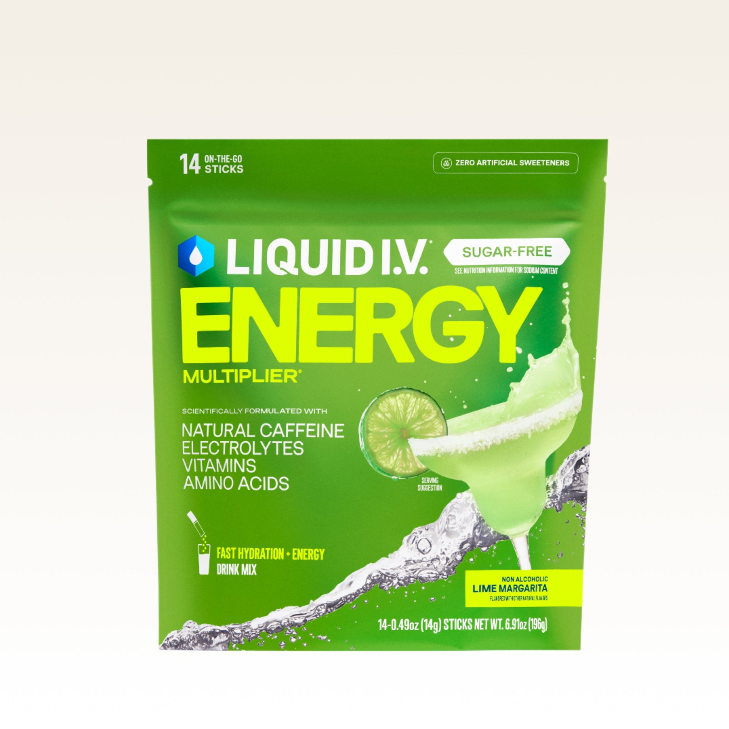 Lime Margarita Mocktail Sugar-Free Energy Multiplier® - Fresh Twist