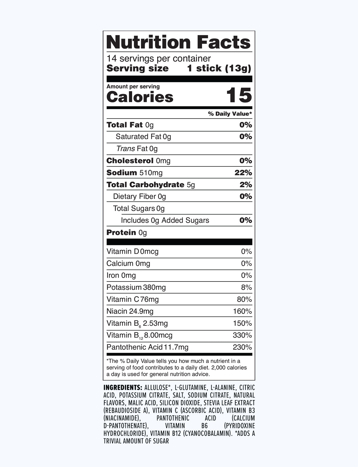 3ct Sugar-Free Sample Pack (LL, WP, GG) - Fresh Sample