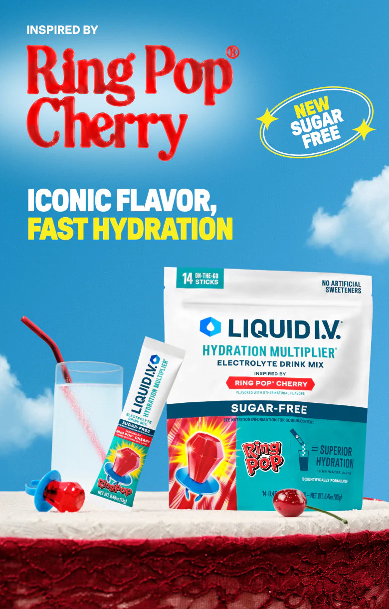 Ring Pop® Cherry Hydration Multiplier® Sugar-Free - Flavor Mix